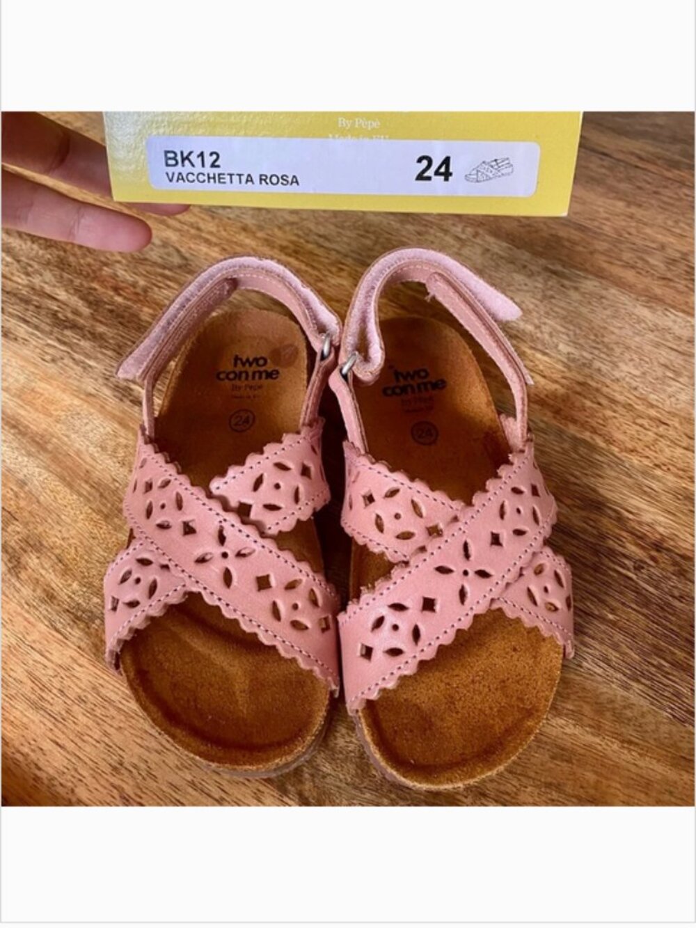 Pepe Shoes Two con me, Vacchetta Rosa color